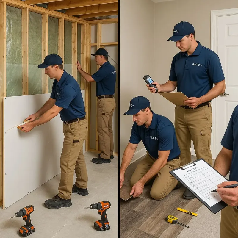 Repairs and Reconstruction process in South Gull Lake, MI